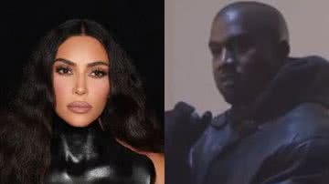 Kanye West resolve acelerar papéis de divórcio com Kim Kardashian. - Instagram/@kimkardashian/ @kanyewest