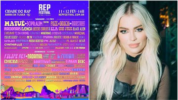 Line-up do REP Festival após a exclusão de Luísa Sonza. - Instagram/@repfestival