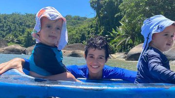 Nanda Costa apareceu ao lado das filhas em passeio de caiaque - Reprodução/Instagram