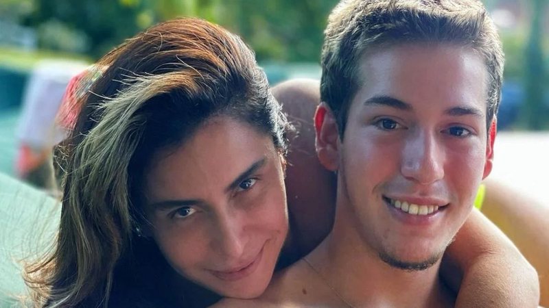 Giovanna Antonelli e o filho Pietro, de 17 anos. - Instagram/@giovannaantonelli