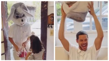 José Loreto se fantasia e encanta fãs: “Não basta ser pai, tem que ser coelhinho!” - Reprodução/Instagram