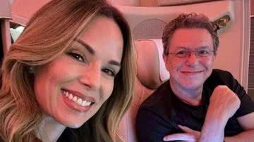 Ana Furtado e Boninho viajaram para o Japão em voo de primeira classe - Instagram