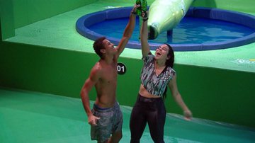 Elana e Danrley irão compartilhar a liderança - TV Globo