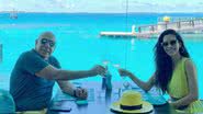 Daniela Albuquerque e Almicare Dallevo Jr. nas Maldivas - Reprodução/Instagram