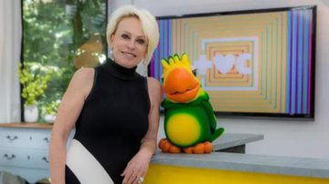 Ana Maria Braga e Louro José no 'Mais Você' - TV Globo