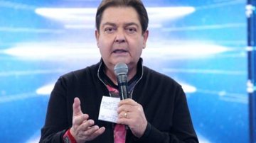 Fausto Silva, no ar no 'Domingão do Faustão' - Globo
