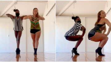 Paolla Oliveira mostra suas habilidades na dança em vídeo publicado nesta segunda-feira (15) - Instagram/@paollaoliveirareal