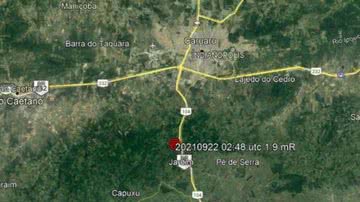Pernambuco registra tremor de magnitude 1.9 na Escala Richter - Divulgação/LabSis