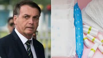 Jair Bolsonaro vetou projeto que previa a distribuição de absorventes - Instagram/@jairmessiasbolsonaro/Unsplash