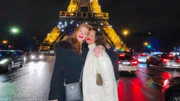 Gleici Damasceno e Ana Clara Lima passaram o Natal em Paris, na França - Instagram/@gleicidamasceno