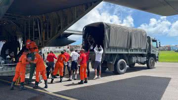 Insumos enviados para a Bahia - Ministério da Defesa