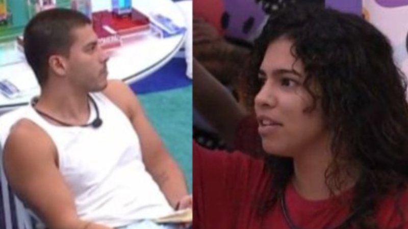 Arthur e Maria trocaram farpas após o Jogo da Discórdia - TV Globo