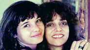 Daniela Perez e a mãe, a autora de novelas Glória Perez - Reprodução
