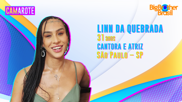 Linn da Quebrada é a segunda mulher trans na história do programa - Globo