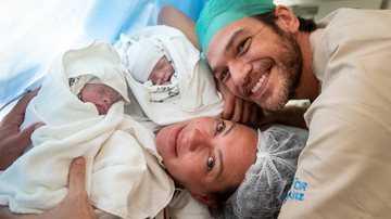 Nasce gêmeos do casal Fabiula Nascimento e Emílio Dantas - Instagram/@emiliodantas