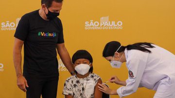 Menino indígena tem uma doença motora rara - Divulgação/Governo de São Paulo
