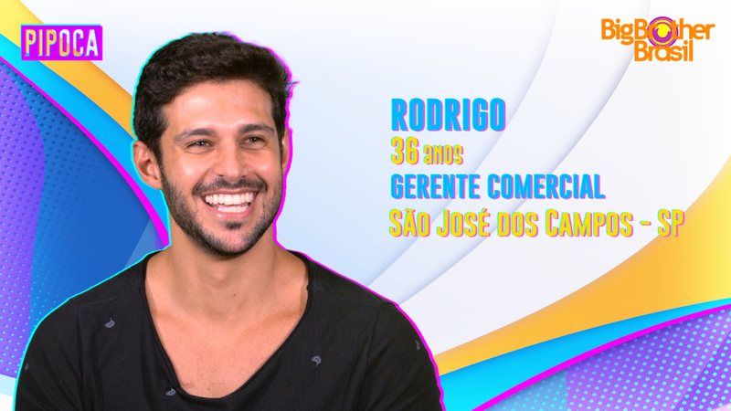 Rodrigo Mussi é o novo 'Pipoca' do 'BBB 22' - Reprodução/TV Globo