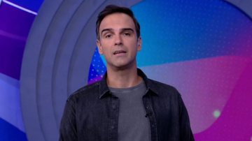 Tadeu Schmidt foi desrespeitado pelos participantes do 'BBB22' - TV Globo