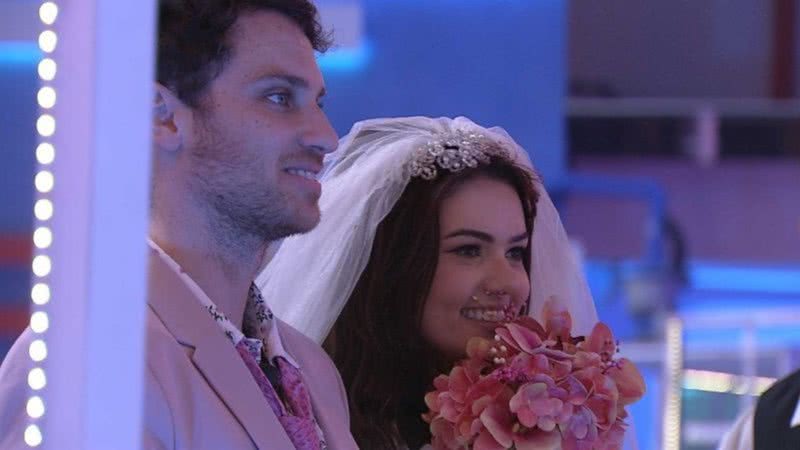 Lucas e Eslovênia se 'casam' no BBB 22 - GShow