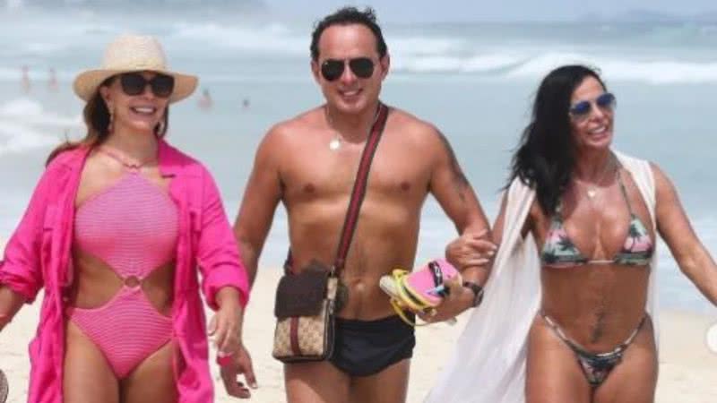 Gretchen e Sula Miranda esbanjam beleza em passeio nas praias cariocas. - Instagram/@sulamiranda_oficial / @snakepress