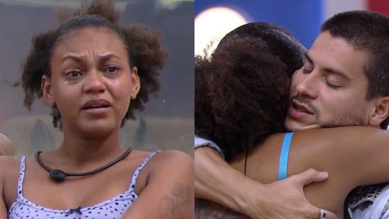 Jessilane cai no choro após resultado do paredão - Reprodução/TV Globo