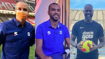 Confira 5 ex-jogadores de futebol que são comentaristas do esporte - Instagram/@caiobaribeiro, @richarlyson e @graffa23tv
