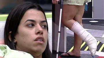 Larissa recebe diagnóstico do médico sobre seu pé - Reprodução/Globoplay