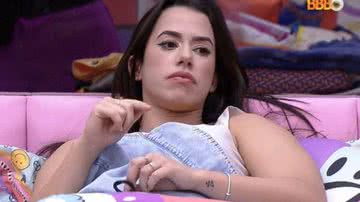 Larissa diz que ficaria com Eli fora do confinamento - Reprodução/Tv Globo