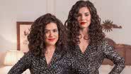 Camila Queiroz e Maisa Silva caracterizadas como Anita, da série 'De volta aos 15' - Reprodução/Instagram