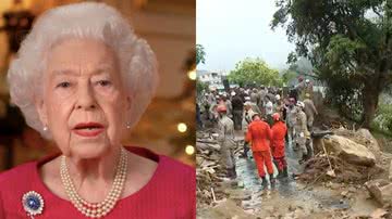 Rainha Elizabeth II comenta sobre tragédias em Petrópolis, na região serrana do Rio de Janeiro - Instagram/@theroyalfamily/ TV Globo