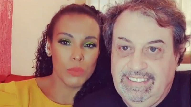 Sol Vega anunciou a morte do marido, Tibério Cavagnini, por covid-19 - Instagram