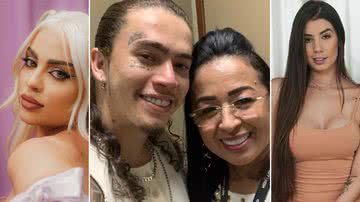Valdenice Nunes deu detalhes sobre os relacionamentos anteriores do filho com Luísa Sonza e Maria Lina Deggan - Reprodução/Instagram