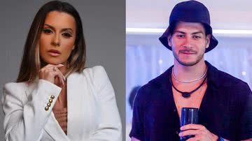 Arícia Silva se relacionou com Arthur Aguiar há alguns anos - Reprodução/Instagram e TV Globo