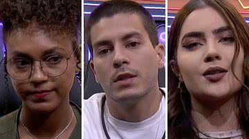 Jessi, Arthur e Jade estão no sétimo paredão - Reprodução/Tv Globo