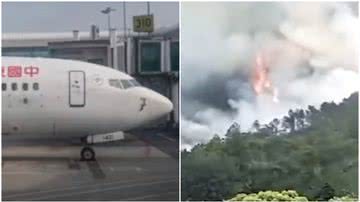 No avião estavam 132 pessoas, sendo 123 deles passageiros e 9 tripulantes - Reprodução/ Youtube