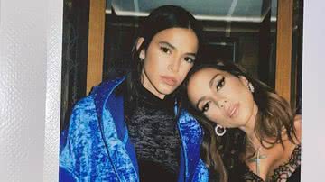 Bruna Marquezine e Anitta posaram juntas em Semana De Moda de Paris - Instagram/ @brunamarquezine