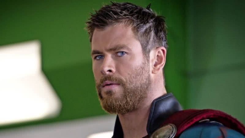 FIlhos de Chris Hemsworth se vestiram como o icônico personagem do pai. - Divulgação/Marvel