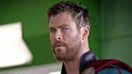 FIlhos de Chris Hemsworth se vestiram como o icônico personagem do pai. - Divulgação/Marvel