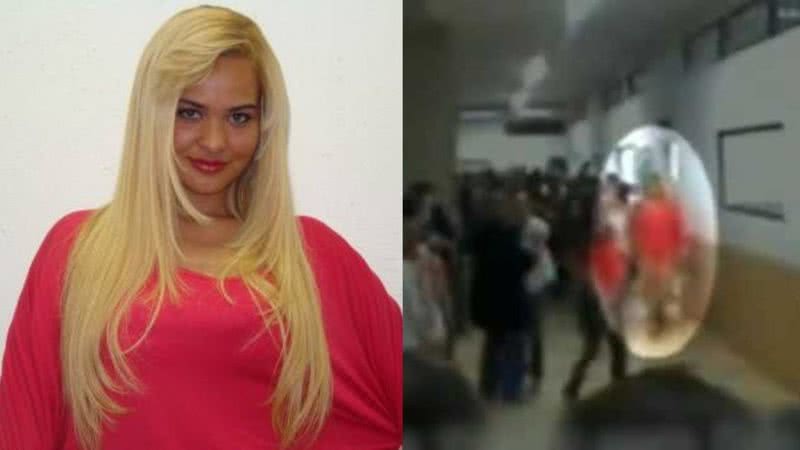 Geisy Arruda ficou conhecida nacionalmente após o episódio do vestido rosa. - Divulgação / YouTube / TV Globo