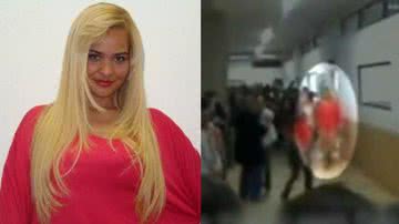 Geisy Arruda ficou conhecida nacionalmente após o episódio do vestido rosa. - Divulgação / YouTube / TV Globo