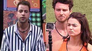 Gustavo demonstrou insatisfação com a posição dos brothers no reality - Reprodução/Globo