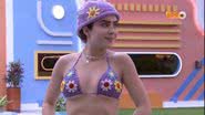 Jade Picon enaltece biquíni de crochê - Reprodução/Tv Globo