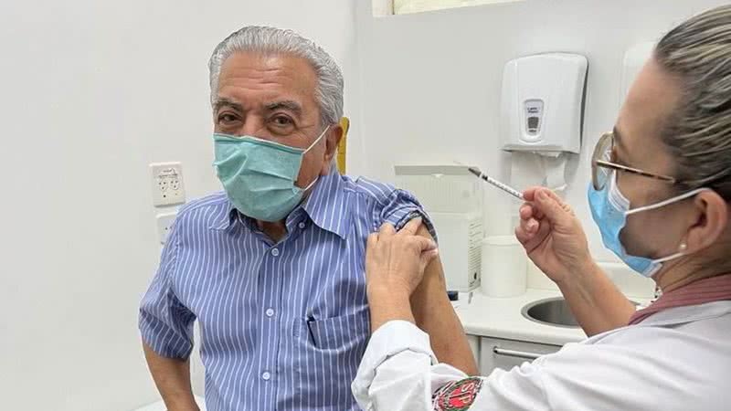 Maurício de Sousa tomou a quarta dose da vacina contra covid - Twitter