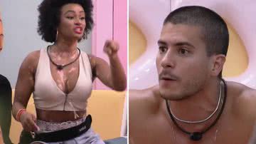 Natália afirmou que o rapaz está manipulando os demais participantes - Reprodução/Tv Globo
