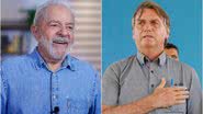 Lula lidera nas pesquisas de voto para eleições 2022 e Bolsonaro aparece em segundo lugar - Instagram/@lulaoficial/@jairmessiasbolsonaro
