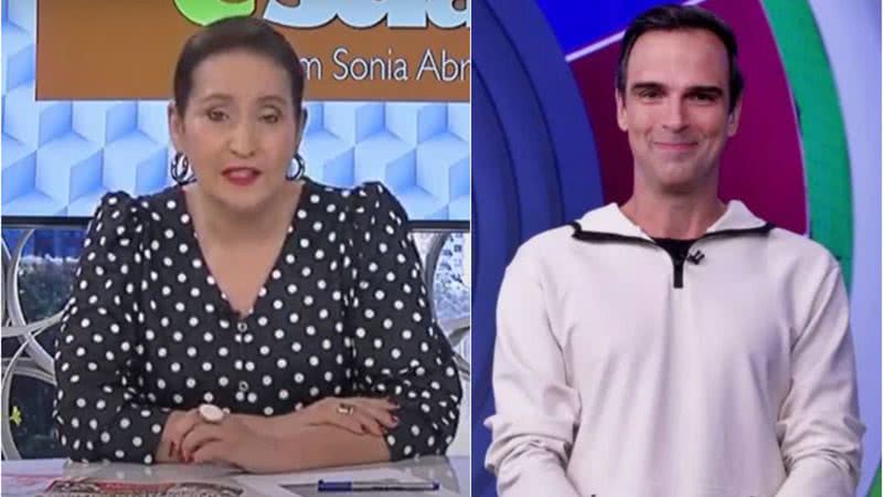 Sonia Abrão criticou o discurso de eliminação de Tadeu Schmidt - Rede TV!/Globo