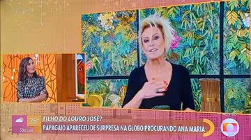 Ana Maria Braga conversou sobre a chegada do "neto" com Fátima Bernardes. - TV Globo