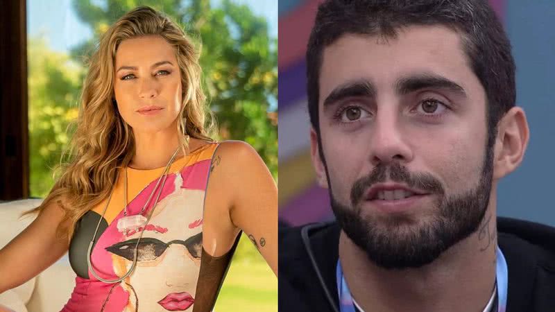 Atriz também comentou sobre as chances do surfista vencer o reality show - Instagram/@luapio e TV Globo