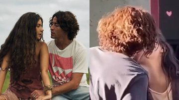 Alanis Guillen e Jesuíta Barbosa esbanjaram amor - Reprodução/TV Globo e Instagram