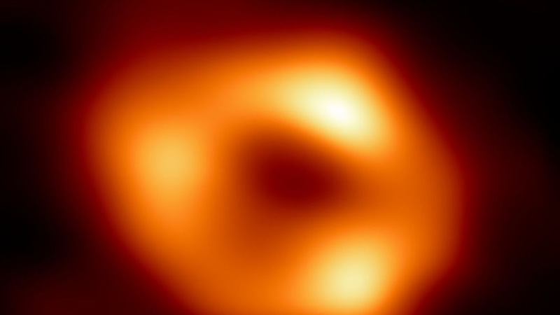 Primeiras imagens de buraco negro da Via Láctea são registradas - Divulgação/ Observatório Europeu do Sul (ESO)